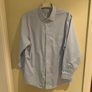 Brooks Brothers Regent Dress Shirt Blue 16.5-34